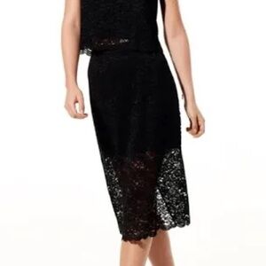 NWT ARITZIA BABATON Wilbur lace pencil skirt, wilde (US 0)